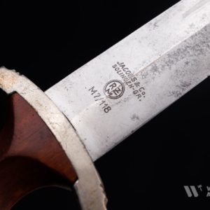 SA Service Dagger (Transitional type) [Jacobs & Co] Stamp - M7/18 