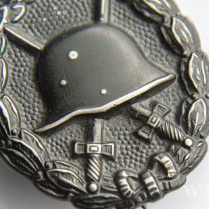 Wound Badge 1918 in black [Funcke & Brüninghaus] Counter-relief