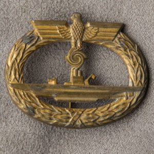 U-Boat War Badge [Rudolf Karneth] Zinc