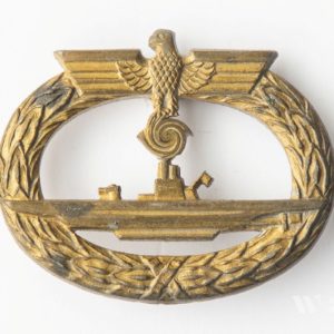 U-Boat War Badge [Rudolf Karneth] Zinc