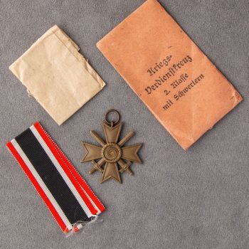 War Merit Cross 2nd Class with swords   Mint Original wrapping paper and packaging