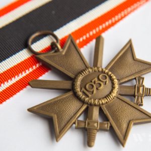 War Merit Cross 2nd Class with swords   Mint Original wrapping paper and packaging