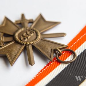 War Merit Cross 2nd Class with swords   Mint Original wrapping paper and packaging