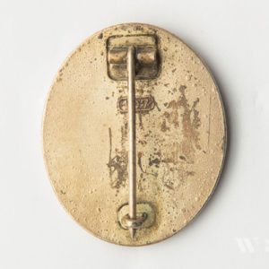 Wound Badge 1939 (second type) in silver [Carl Wild] Solid