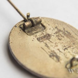 Wound Badge 1939 (second type) in silver [Carl Wild] Solid