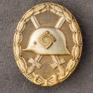 Wound Badge 1939 (second type) in gold [Hauptmünzamt] Solid