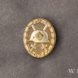 Wound Badge 1939 (second type) in gold [Hauptmünzamt] Solid