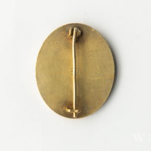 Wound Badge 1939 (second type) in gold [Hauptmünzamt] Solid