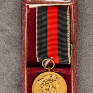 Sudetenland Medal  Original case 