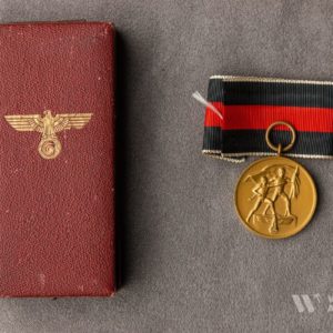 Sudetenland Medal  Original case 