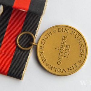 Sudetenland Medal  Original case 