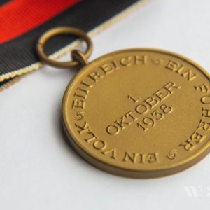 Sudetenland Medal  Original case 