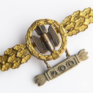 Bomber Badge in gold, with a 