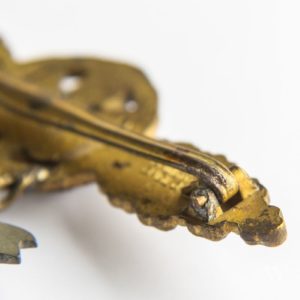 Bomber Badge in gold, with a 