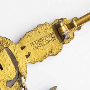 Bomber Badge in gold, with a 