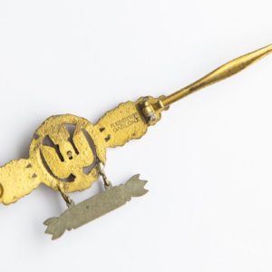 Bomber Badge in gold, with a 