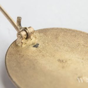 Wound Badge 1939 (second type) in silver Solid Zinc