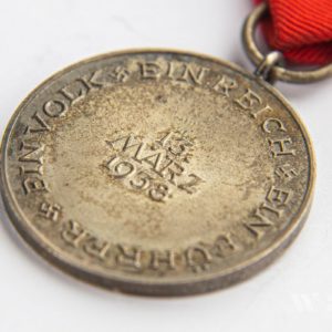 Anschluss Medal  Original case 