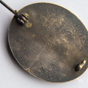 Wound Badge 1939 (second type) in silver [Hauptmünzamt] Solid Buntmetall