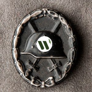 Wound Badge 1939 (second type) in black Counter-relief