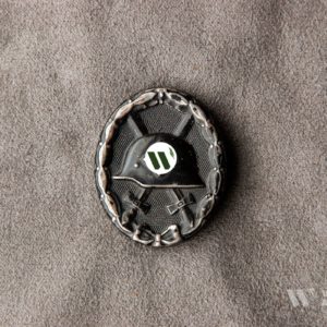 Wound Badge 1939 (second type) in black Counter-relief