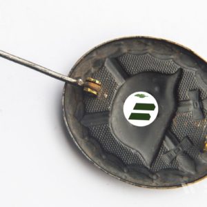 Wound Badge 1939 (second type) in black Counter-relief