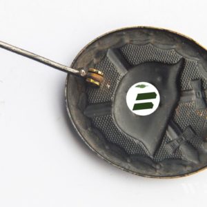 Wound Badge 1939 (second type) in black Counter-relief