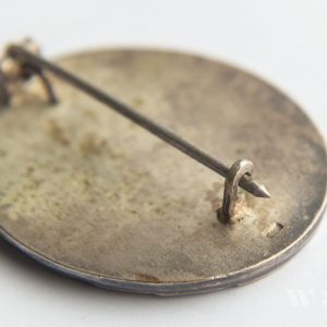 Wound Badge 1939 (second type) in silver [Gustav Brehmer] Solid Buntmetall