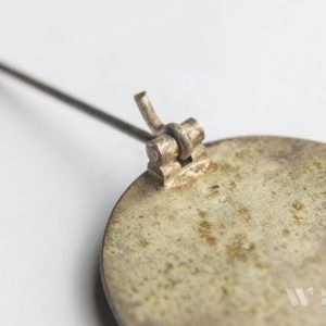 Wound Badge 1939 (second type) in silver [Gustav Brehmer] Solid Buntmetall