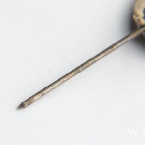 Wound Badge 1939 (second type) in silver [Gustav Brehmer] Solid Buntmetall