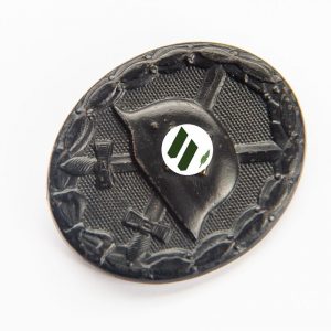 Wound Badge 1939 (second type) in black [Carl Wild] Counter-relief