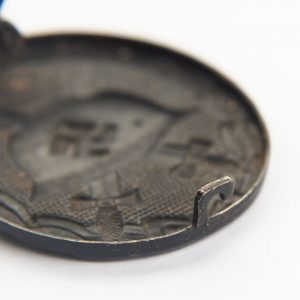 Wound Badge 1939 (second type) in black [Overhoff & Cie.] Counter-relief Integrated fittings