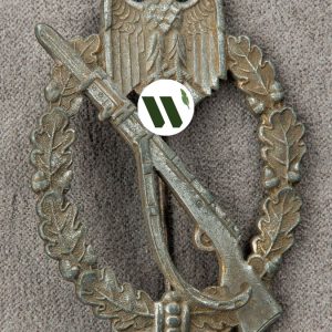 Infantry Assault Badge in bronze Zinc