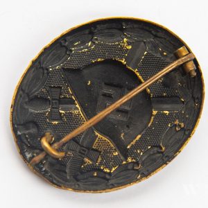 Wound Badge 1939 (second type) in black Counter-relief Brass