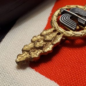 Fighter Pilot's Badge in gold   Original case