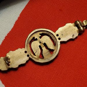 Fighter Pilot's Badge in gold   Original case