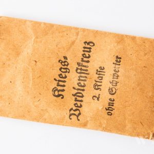 War Merit Cross 2nd Class without swords Original packaging