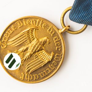 12-Year Long Service Award with an imperial eagle clasp for the Army and Navy   