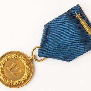 12-Year Long Service Award with an imperial eagle clasp for the Army and Navy   