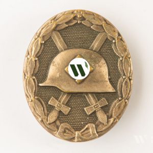 Wound Badge 1939 (second type) in silver Solid