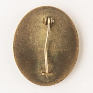 Wound Badge 1939 (second type) in silver Solid