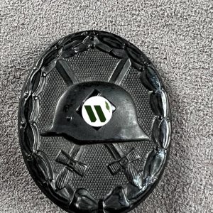 Wound Badge 1939 (second type) in black [Wilhelm Deumer K.G.] Counter-relief