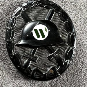 Wound Badge 1939 (second type) in black [Steinhauer & Luck] Counter-relief