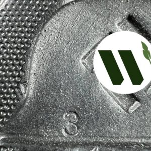 Wound Badge 1939 (second type) in black [Wilhelm Deumer K.G.] Counter-relief