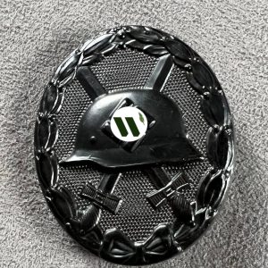 Wound Badge 1939 (second type) in black [Steinhauer & Luck] Counter-relief
