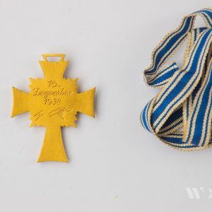 Cross of Honour of the German Mother in gold [C.F. Zimmermann]  Original case