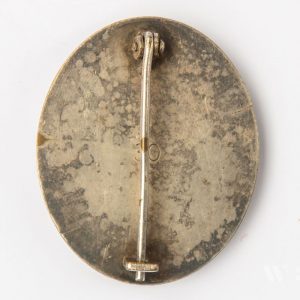 Wound Badge 1939 (second type) in silver [Hauptmünzamt] Solid Buntmetall