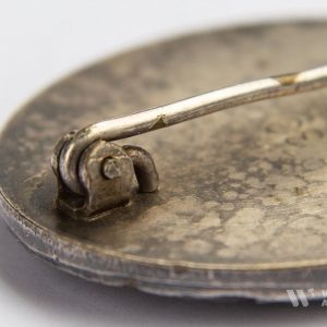 Wound Badge 1939 (second type) in silver [Hauptmünzamt] Solid Buntmetall