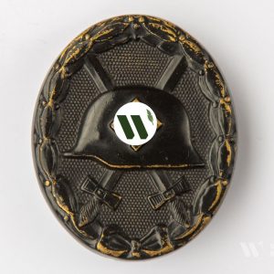 Wound Badge 1939 (second type) in black Counter-relief Brass