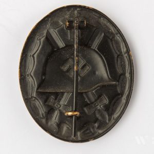 Wound Badge 1939 (second type) in black Counter-relief Brass